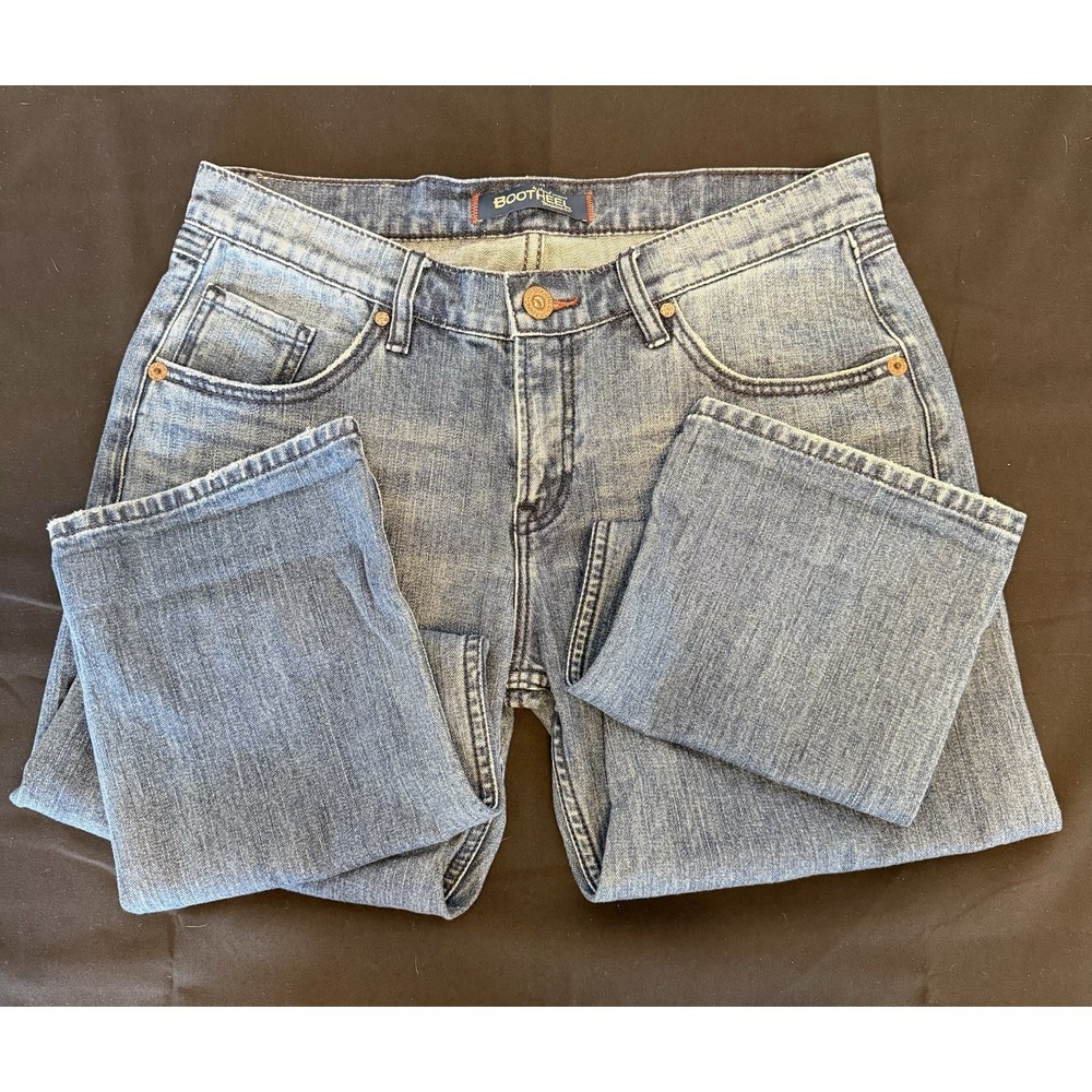 Bootheel Boyfriend Rock 'n Roll Chic Retro 90s Americana Blue Denim Jeans Size 6